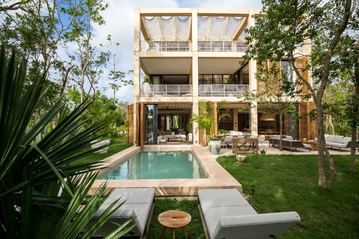 casa en venta en playa del Carmen en Palm villa corasol vista al campo de golf — foto 18