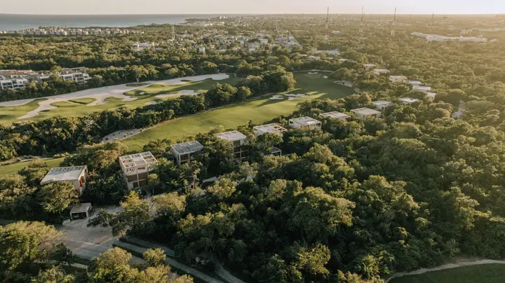 casa en venta en playa del Carmen en Palm villa corasol vista al campo de golf — foto 22