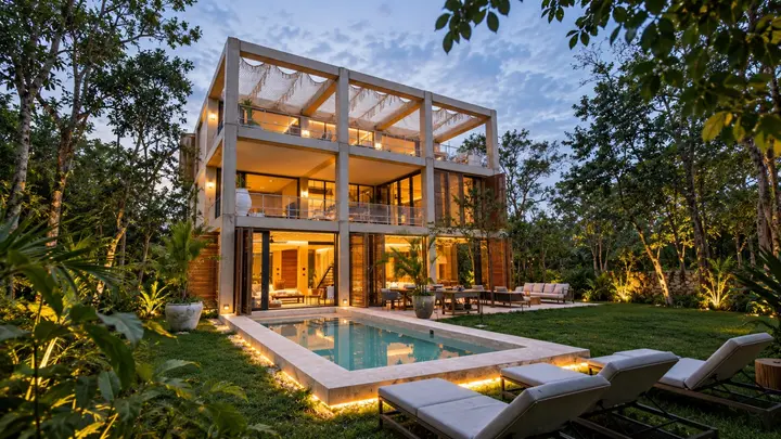 casa en venta en playa del Carmen en Palm villa corasol vista al campo de golf — foto 23