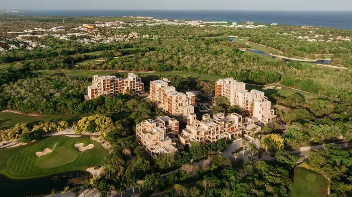 departamento en venta en playa del Carmen en the Village corasol con vista al campo de golf — foto 21