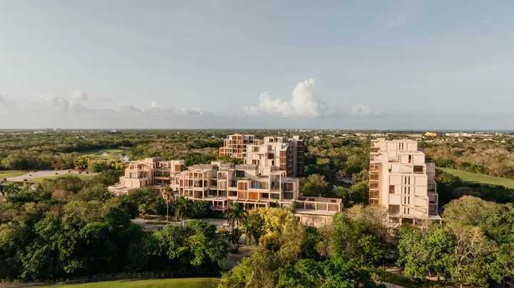 departamento en venta en playa del Carmen en the Village corasol con vista al campo de golf — foto 22