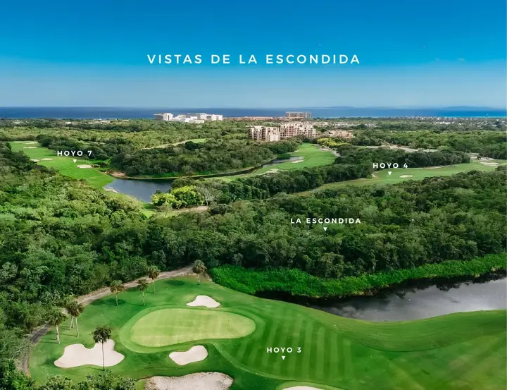 Terreno en Venta en Playa del Carmen en La Escondida Corasol Vista al Campo de Golf — foto 13