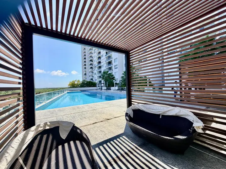 departamento n renta en Cancun en malecón americas amueblado vista a la laguna — foto 24