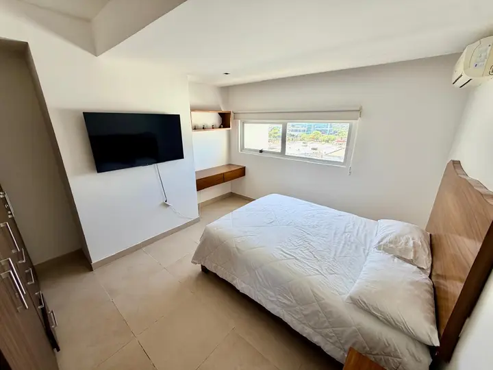 departamento n renta en Cancun en malecón americas amueblado vista a la laguna — foto 13