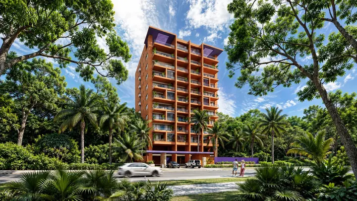 Departamento en Preventa en Costa Mujeres en Mistral Modelo Coral Frente al Mar — foto 11
