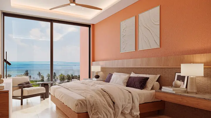Departamento en Preventa en Costa Mujeres en Mistral Modelo Coral Frente al Mar — foto 9